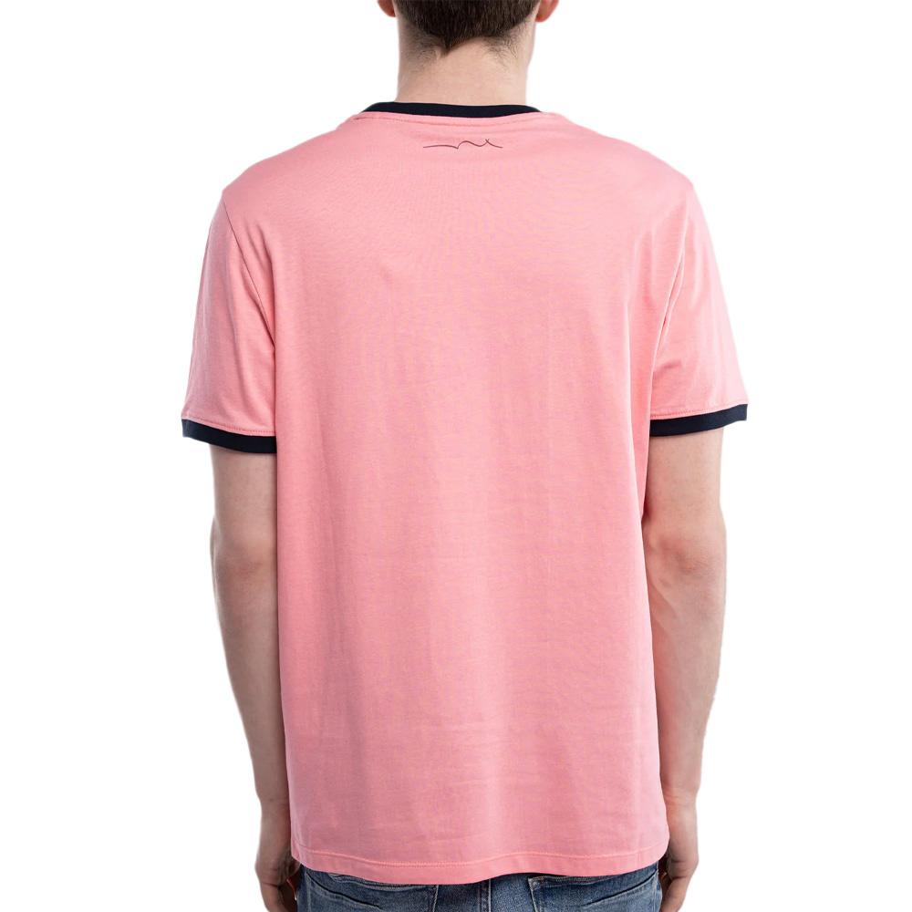 T-Shirt Rose/Noir Homme Teddy Smith Ticlass vue 2