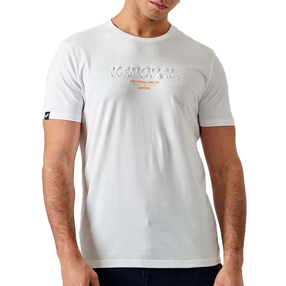 T-shirt Blanc Homme Kaporal NIRAJE pas cher