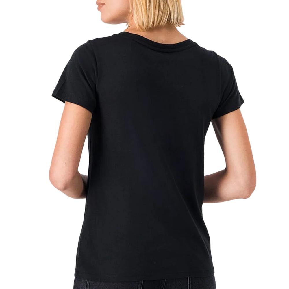T-shirt Noir Femme Teddy Smith Ticia vue 2