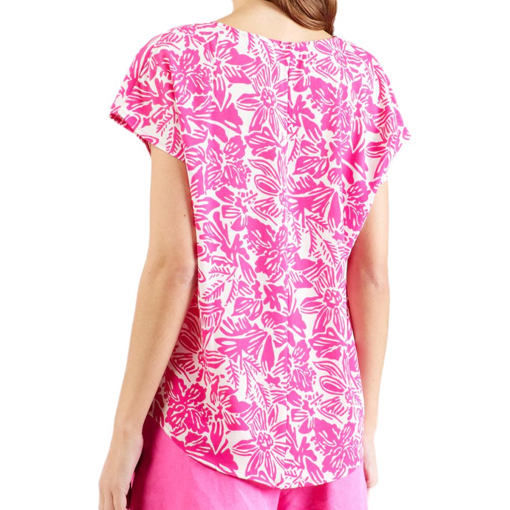 Blouse Rose/Blanc à Motifs Femme JDY Piper vue 2