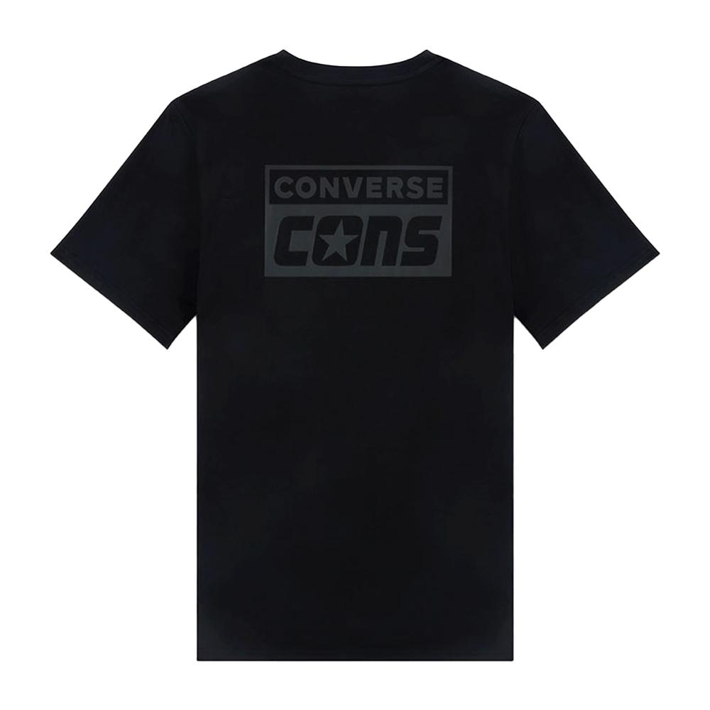 T-shirt Noir Homme Converse Cons Graphic vue 2