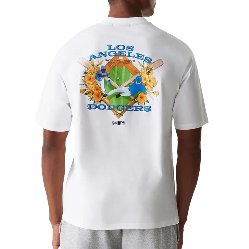 Camiseta blanca de hombre New Era Baseball ver 2