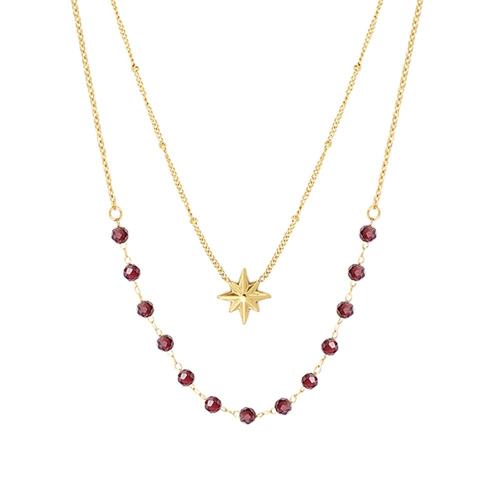 Collier Doré Femme Clio Blue CO4086S vue 2