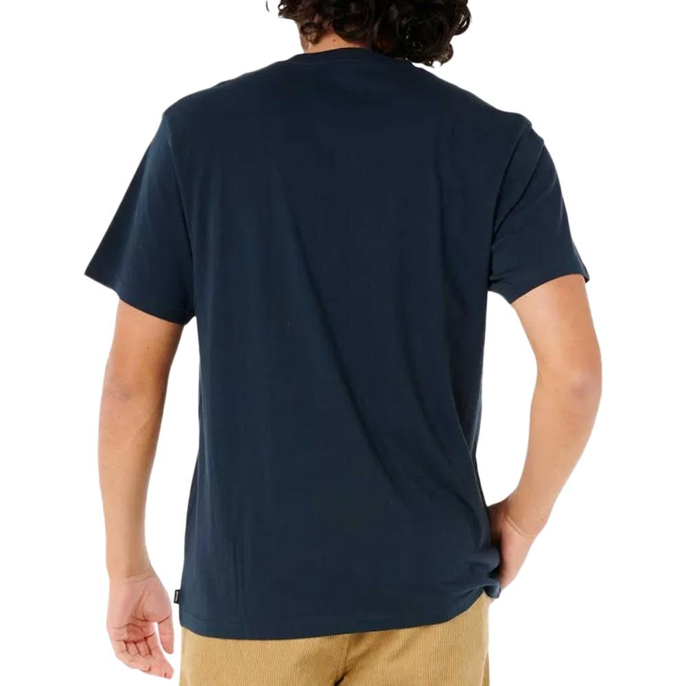 Rip Curl Hibiscus Men's Navy T-Shirt Photo of the Espace des Marques %store% store - view of %key%