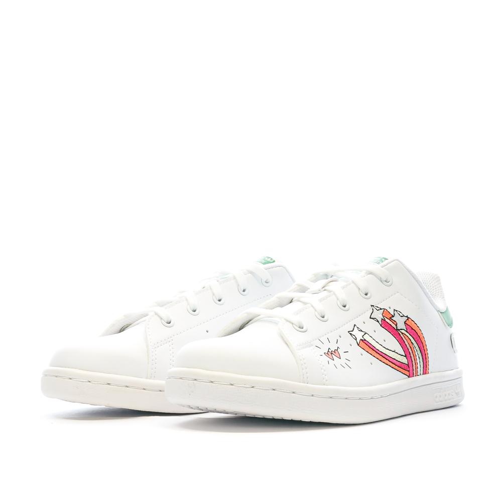 Baskets Blanches Fille Adidas Stan Smith FX5977 vue 6