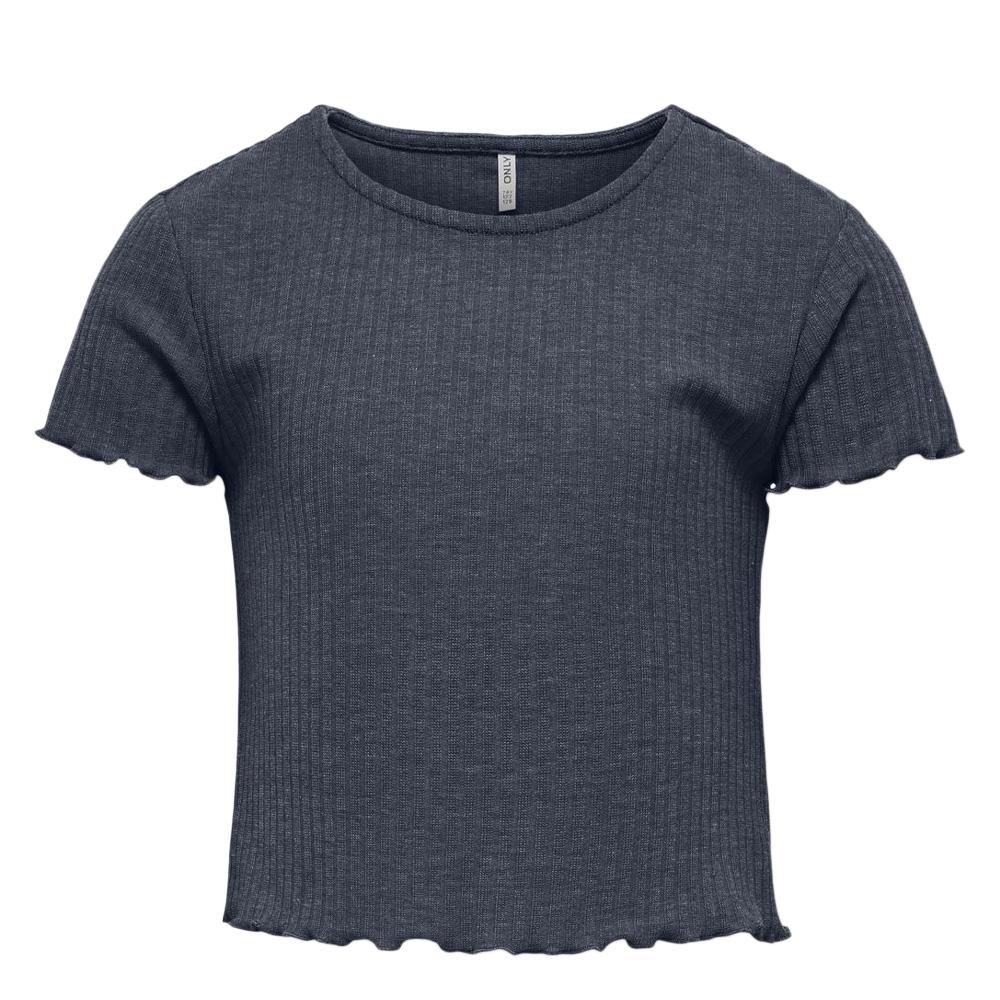 T-shirt Gris Foncé Fille Only Nella pas cher