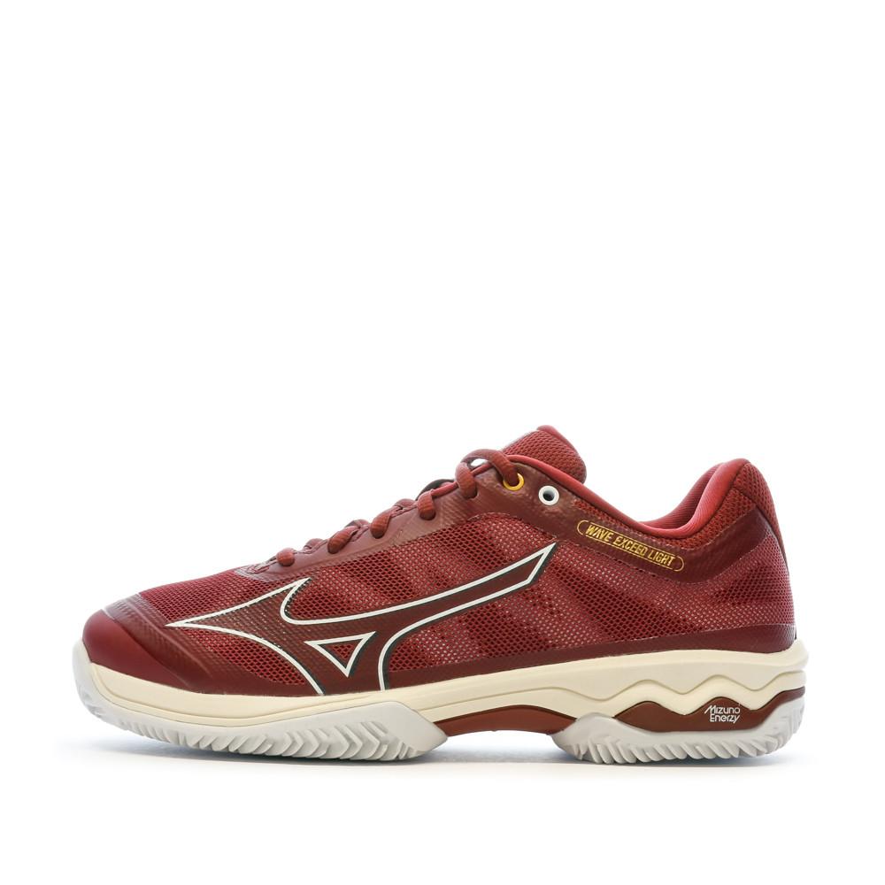 Chaussures de Tennis Rouge Femme Mizuno Exceed Light pas cher