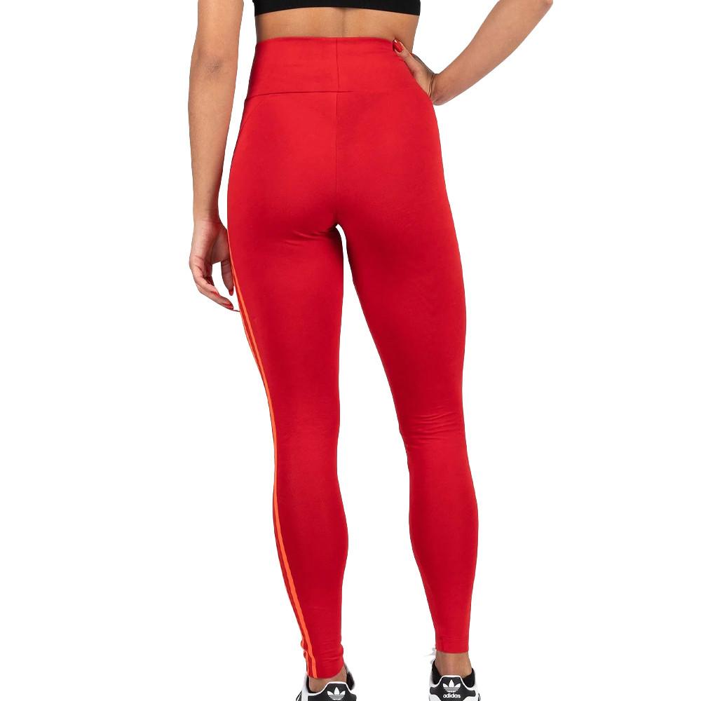 Legging Rouge Femme Adidas Hw vue 2