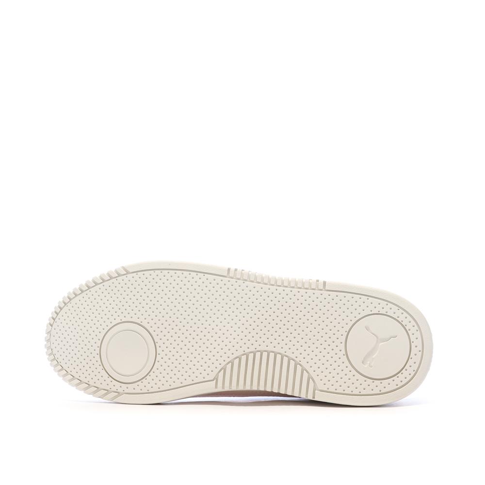 Baskets Blanches/Roses Femme Puma Club 5v5 Sd vue 5