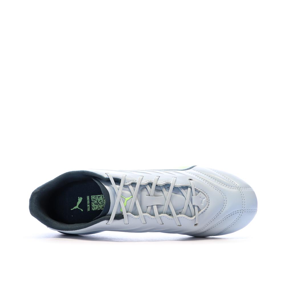 Chaussures de Foot Grises Homme Puma King Pro FG/AG vue 4