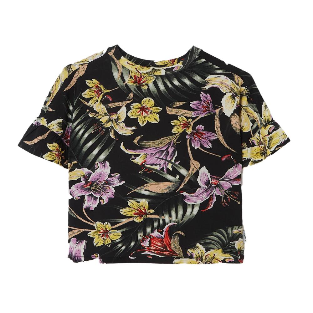 T-shirt Noir/Violet Fille O'Neill Aop pas cher
