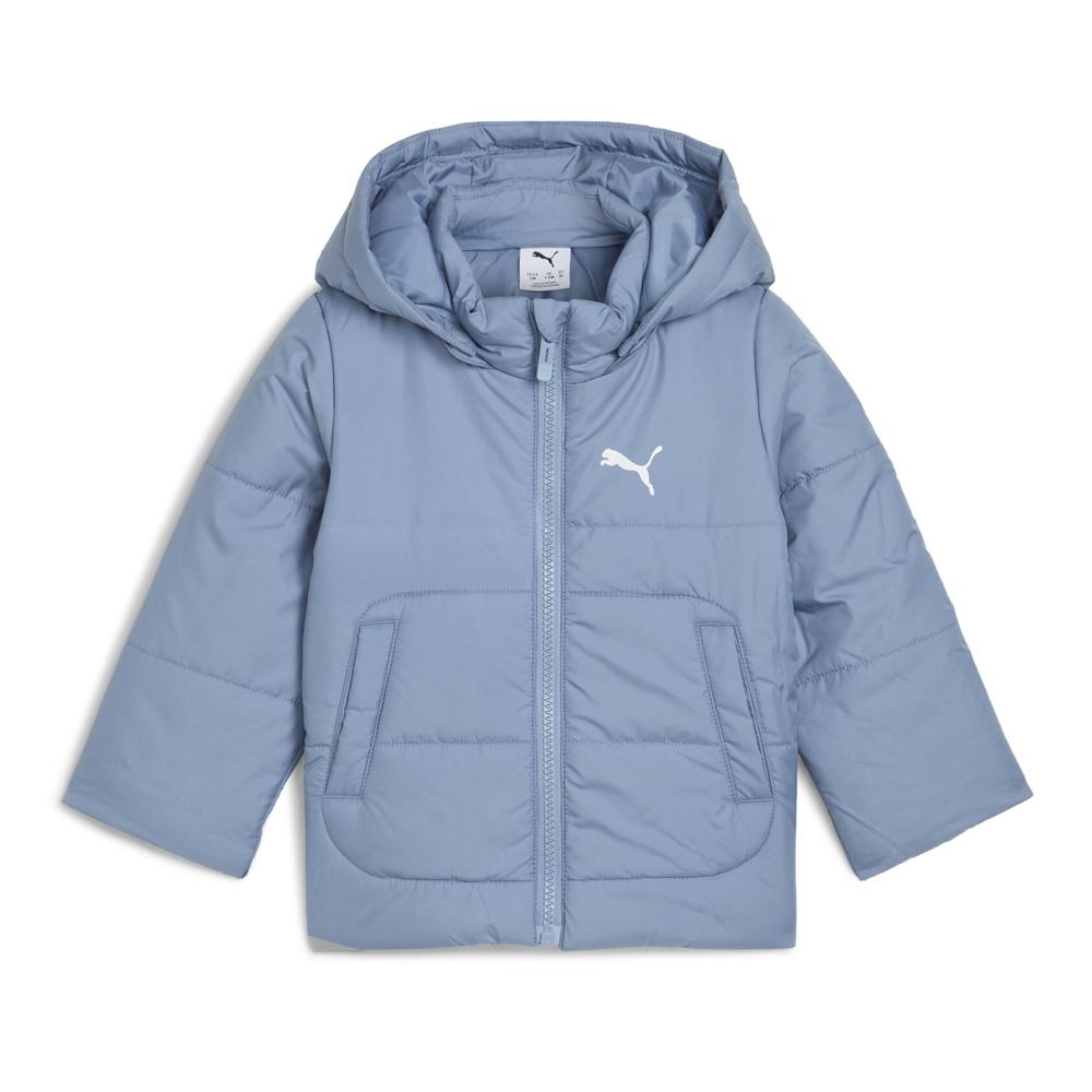 Chaqueta acolchada azul para niña Puma Minicats con capucha barato