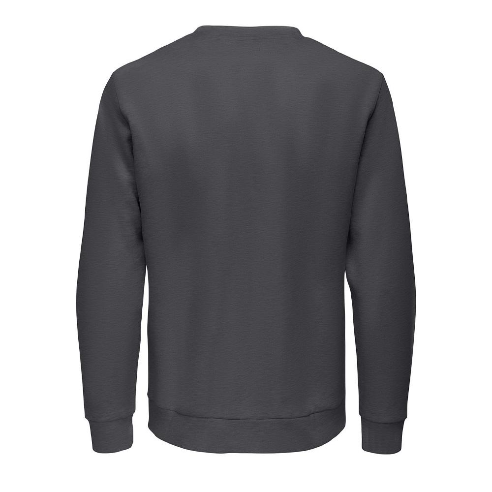 Sweat Gris Foncé Homme Only & Sons Chase vue 2