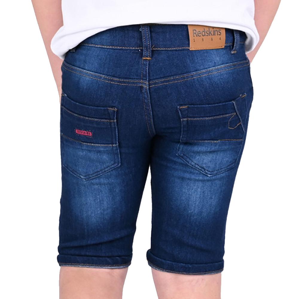 Short en jean Bleu Foncé Garçon Redskins 45698 vue 2