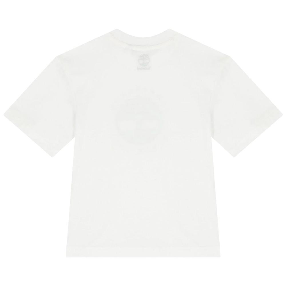 Weißes Timberland-T-Shirt für Jungen T60292 1 Ansicht 2