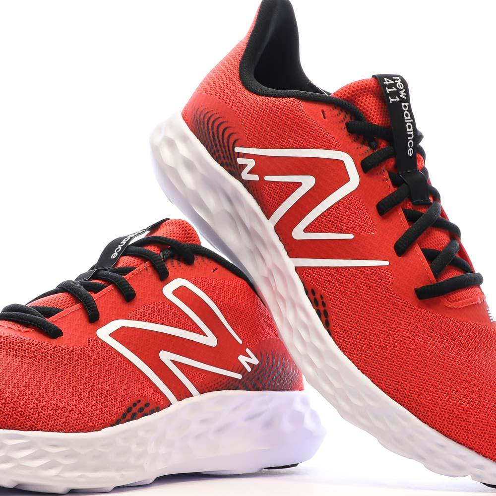 Chaussures de Running Rouges Homme New Balance 411 vue 7