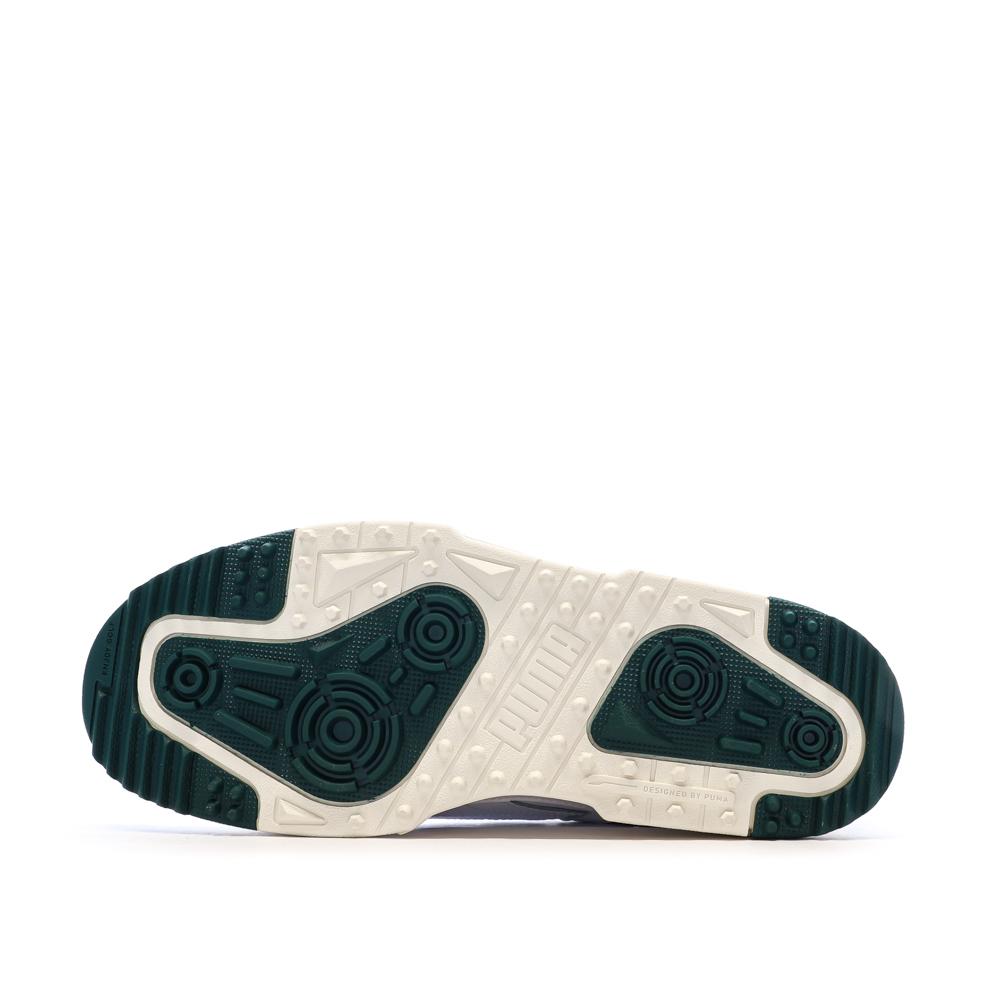 Puma Slipstream White/Dark Green Trainers Photo of the Espace des Marques %store% store - view of %key%