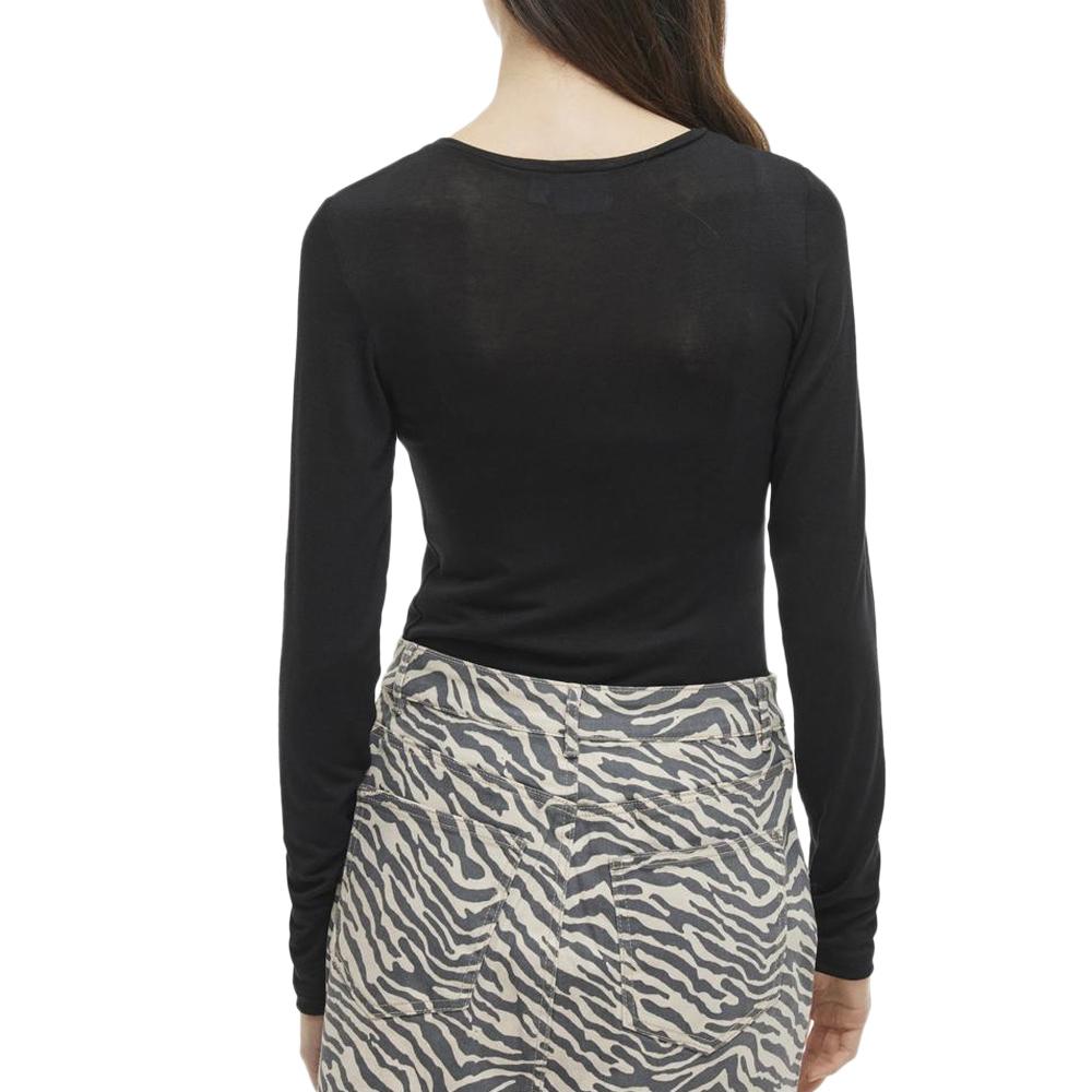 T-Shirt Noir Femme Vila Nellie vue 2