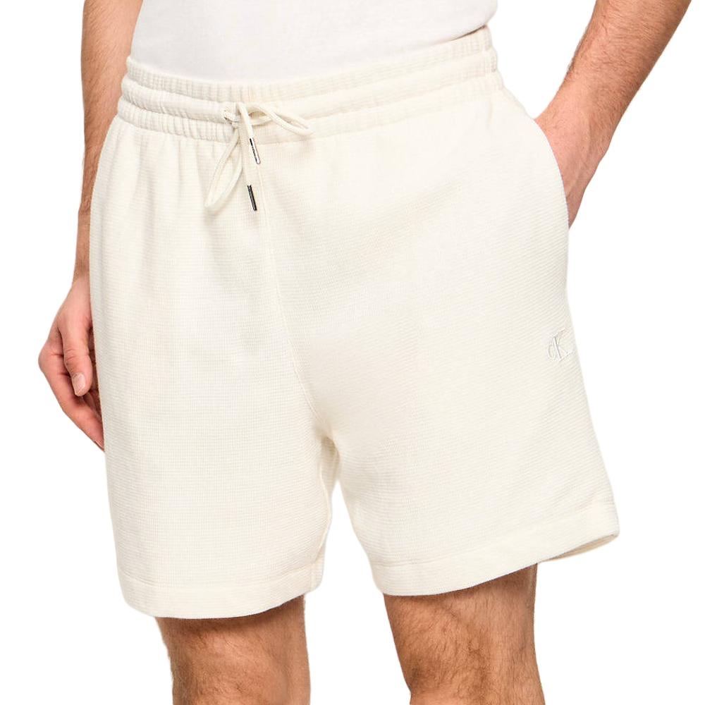 Short Beige Homme Calvin Klein Jeans Hd Cotton pas cher