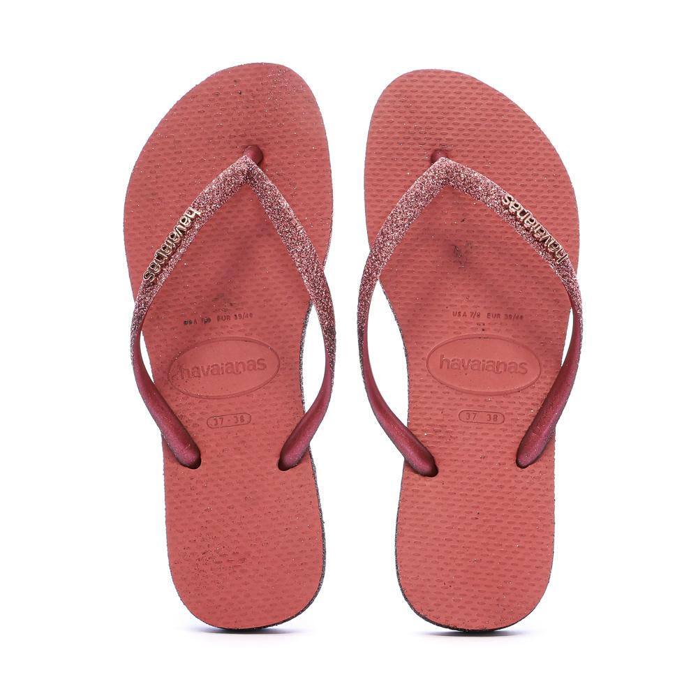 Tongs Rose Femme Havaianas Slim Sparkle vue 3