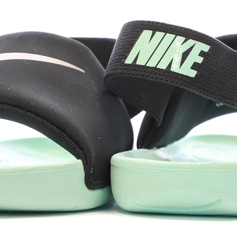 Claquettes Vert/Noir Bébé Nike Kawa Slide vue 7