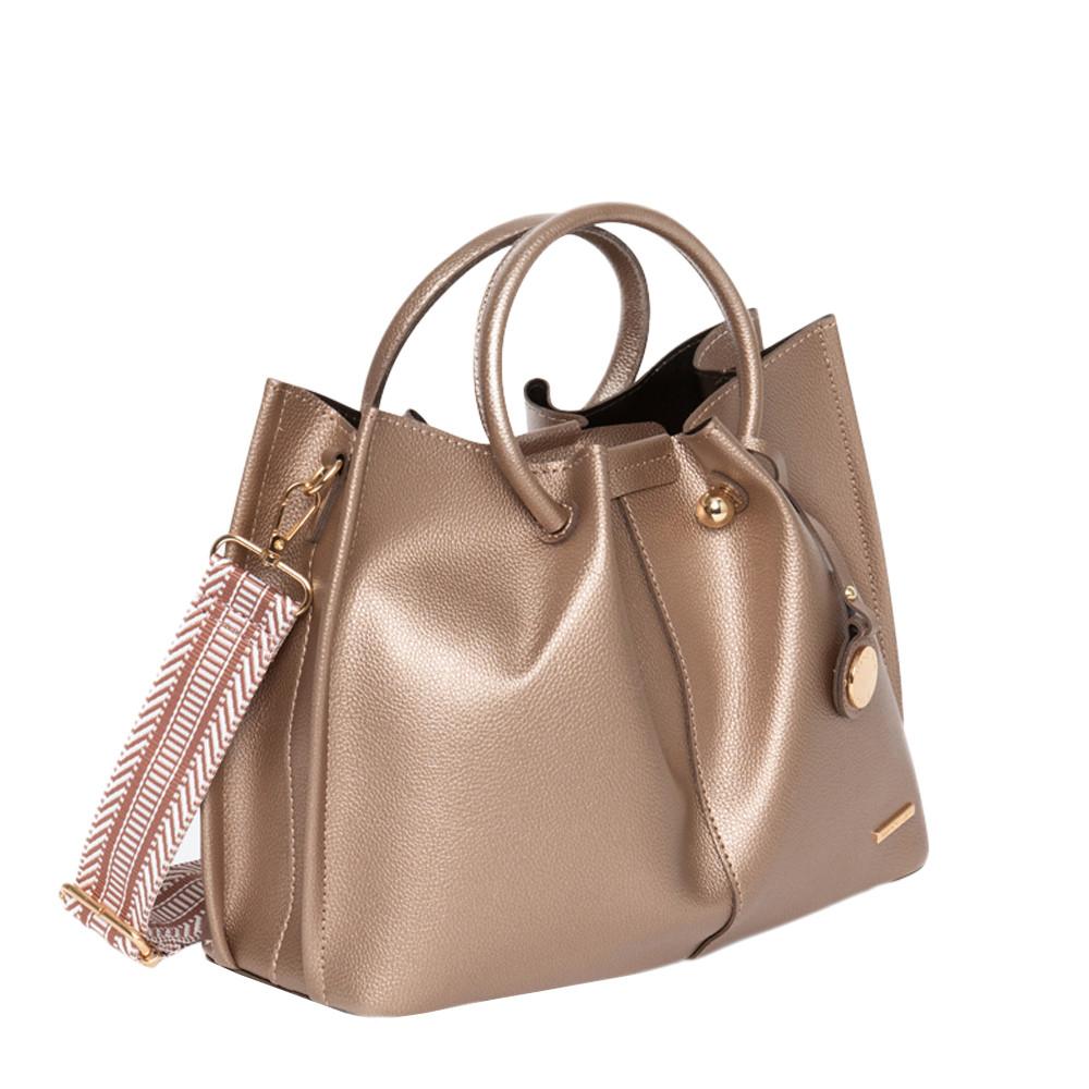 Sac Bandoulière Marron Femme Manoukian Camille vue 3