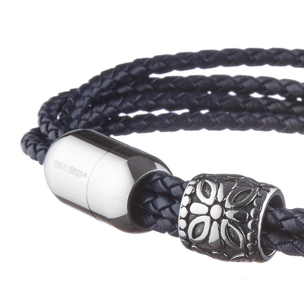 Bracelet Noir Homme Geographical Norway 315031 vue 3