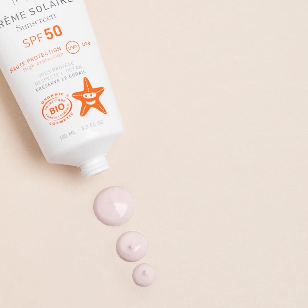 Crème Solaire Bio EQ SPF 50 Haute Protection Visage & Corps Éco-Responsable vue 2
