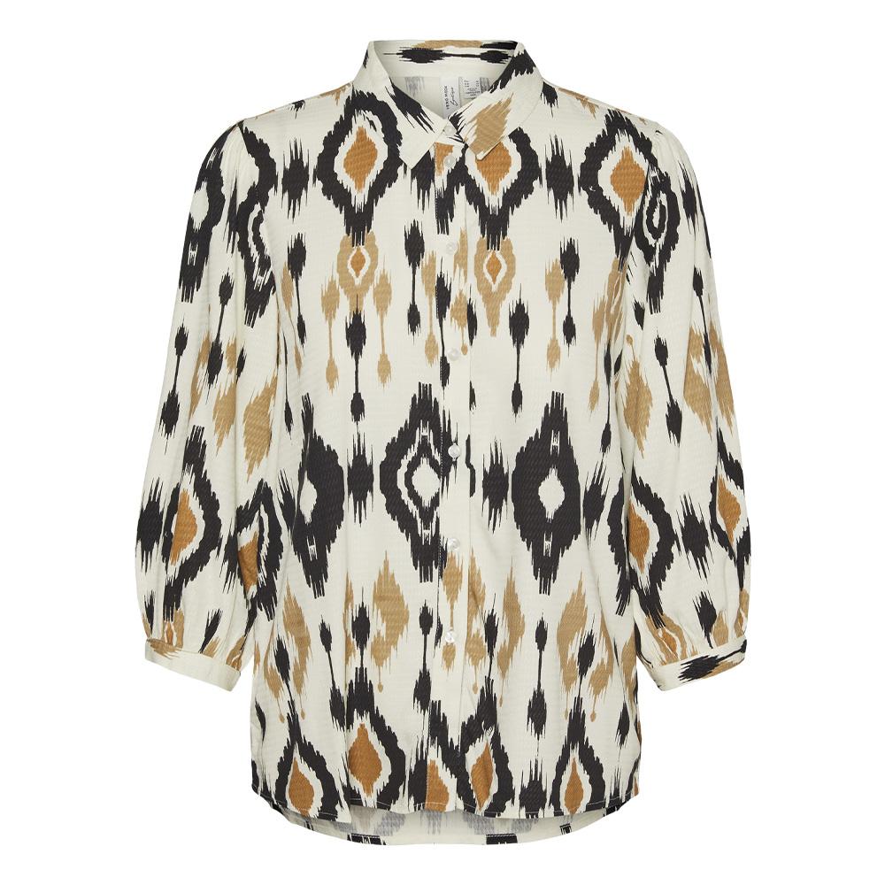 Chemise Blanc/Noir Femme Vero Moda Mille pas cher