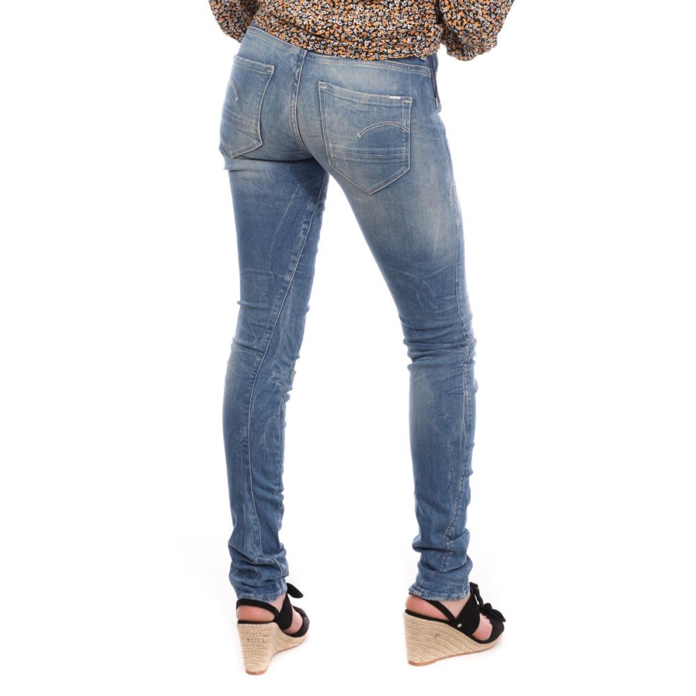 Jean Slim Bleu Effet use Femme G Star Arc 3D Espace des marques