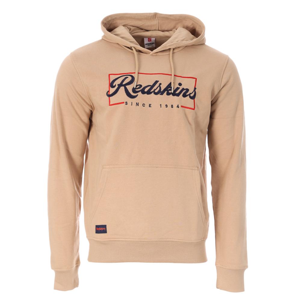 Sweat Beige Clair Homme Redskins Hoodie pas cher