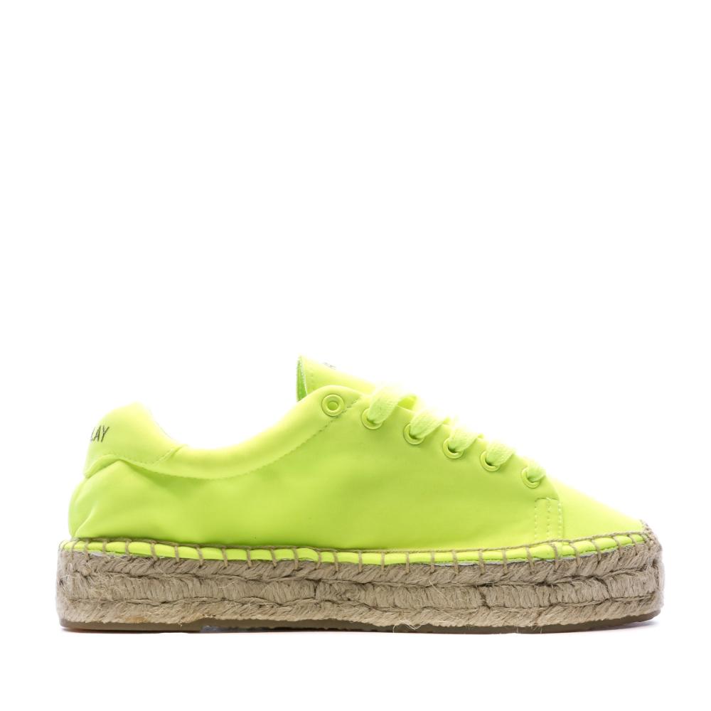 Baskets Espadrille Jaune Femme Replay Nash vue 2