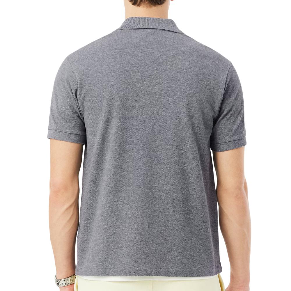Polo Gris Clair Chiné Homme Lacoste Polo Classic Fit vue 2