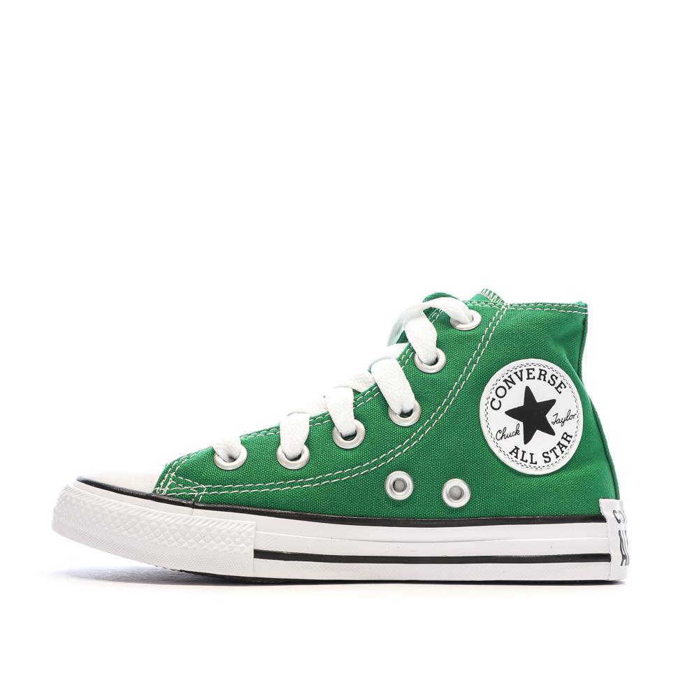 Baskets Vertes Garçon Converse Chuck Taylor All Star Sketch pas cher