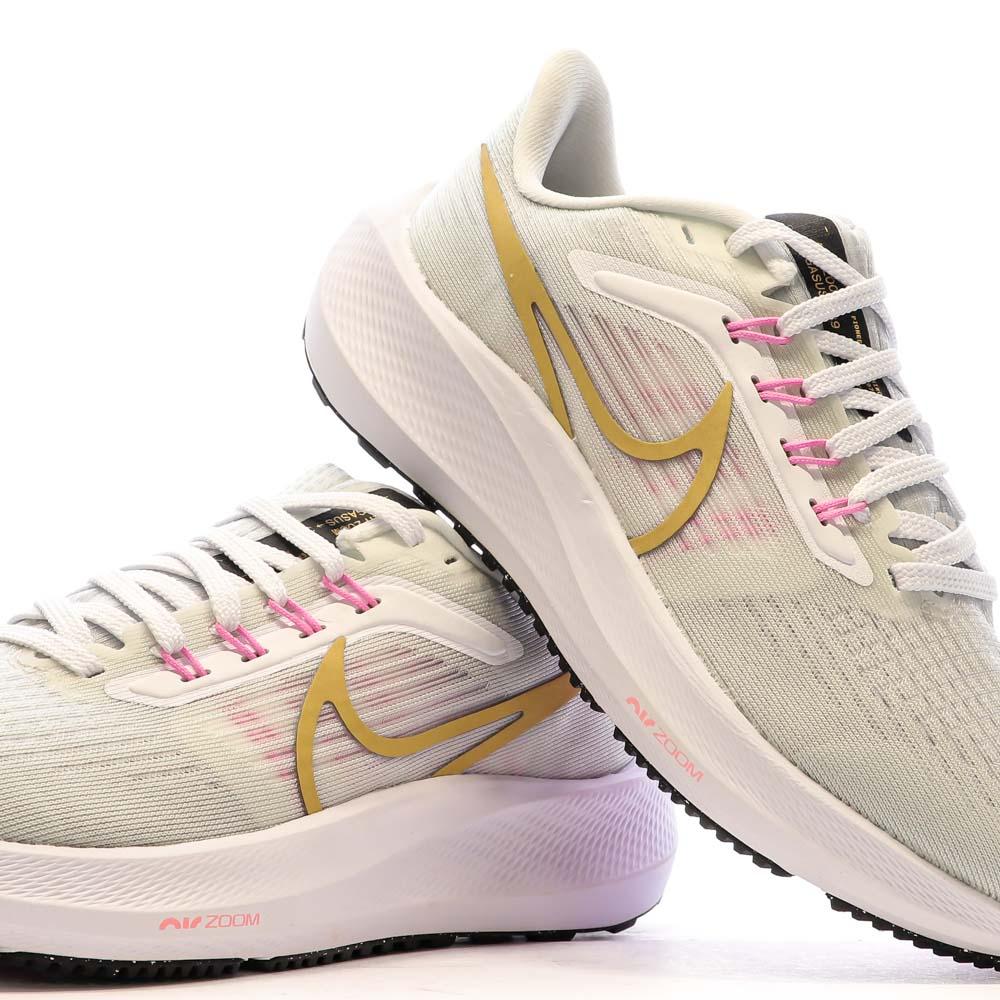 Chaussures de running Grises/Rose Femme Nike Zoom Pegasus vue 7