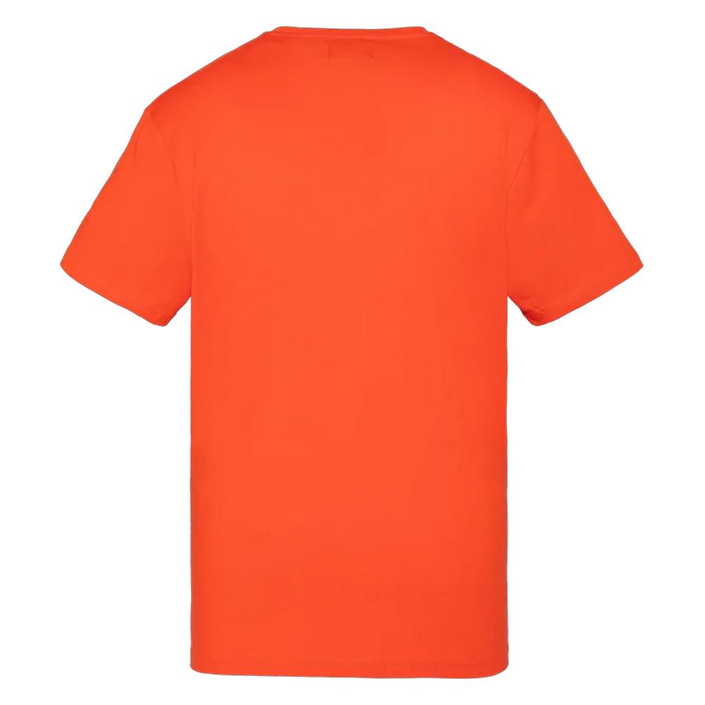 T-shirt Orange Homme Schott EMB vue 2