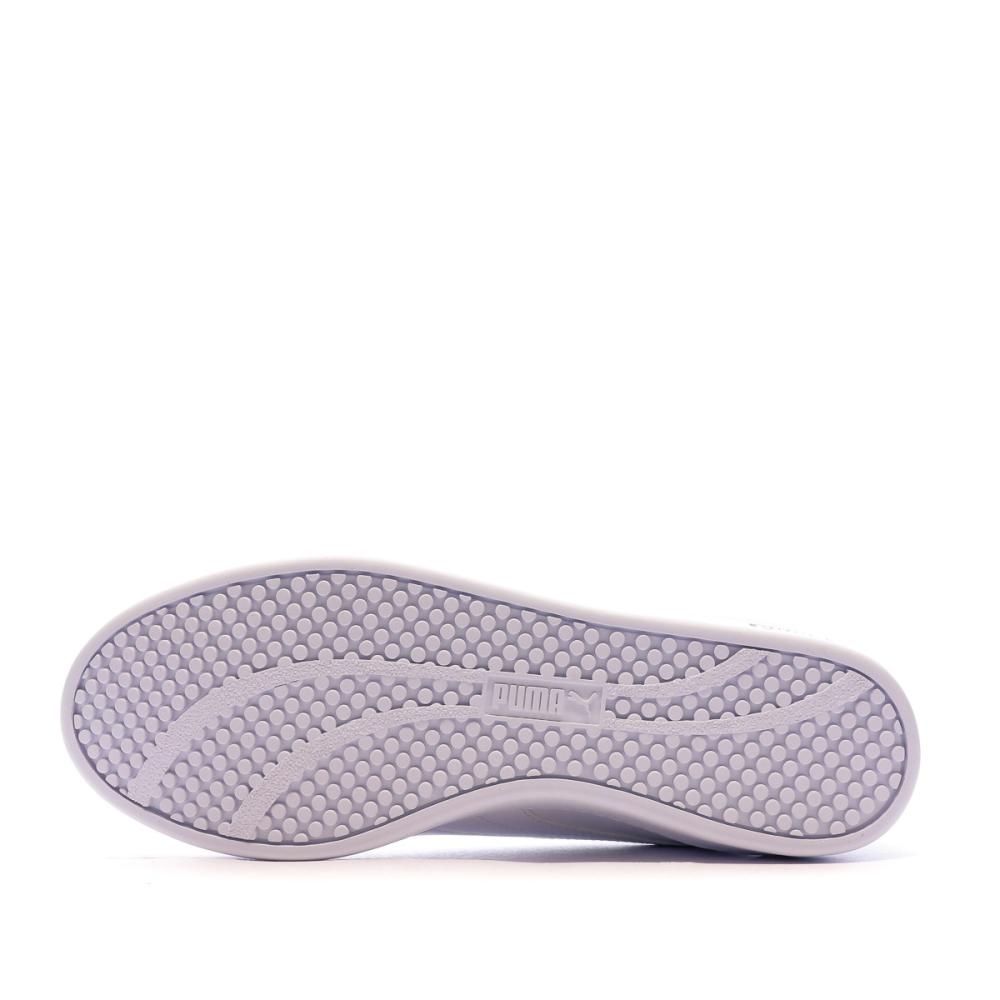 Baskets Blanche Femme Puma Smash V2 vue 5