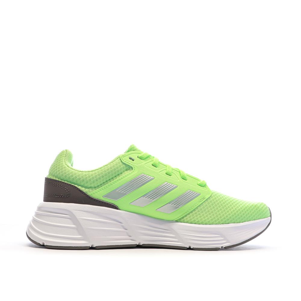 Chaussures de Running Vertes Homme Adidas Galaxy 6 vue 2
