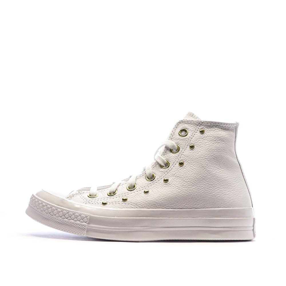Baskets Blanches Femme Converse Chuck 70 A06808C vue 2