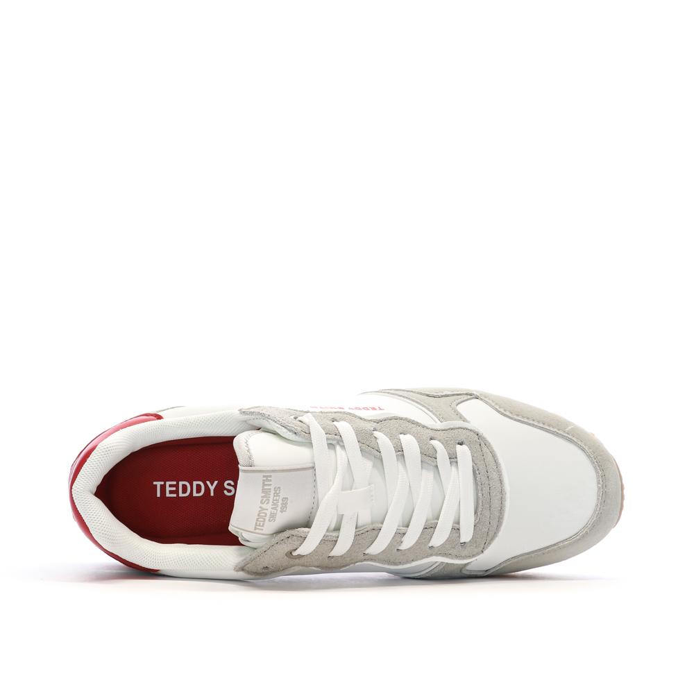 Baskets Blanches/Rouges Homme Teddy Smith 120097 vue 4