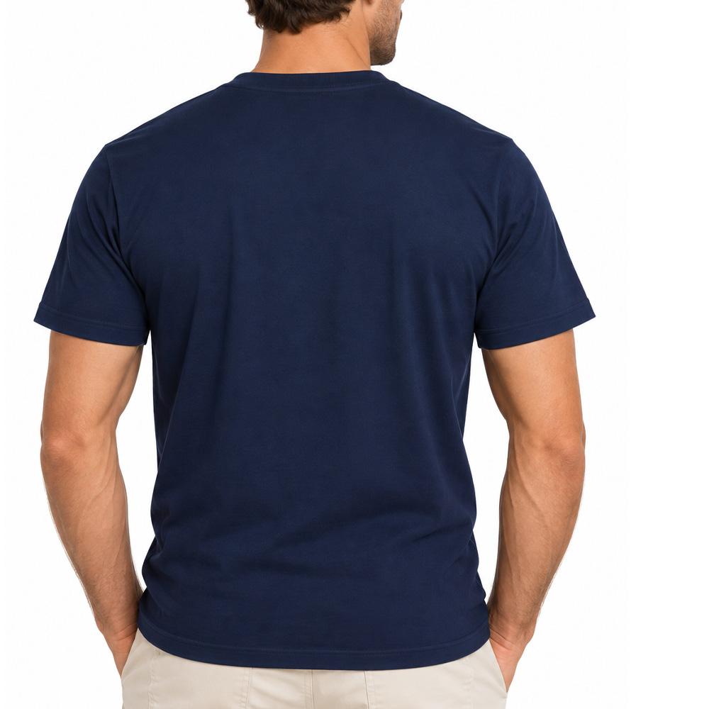 Camiseta azul marino para hombre Pare Gabia Andos ver 2