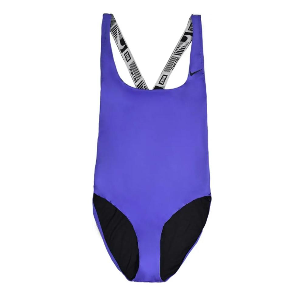 Maillot de bain 1 pièce Violet Femme Nike Crossback pas cher