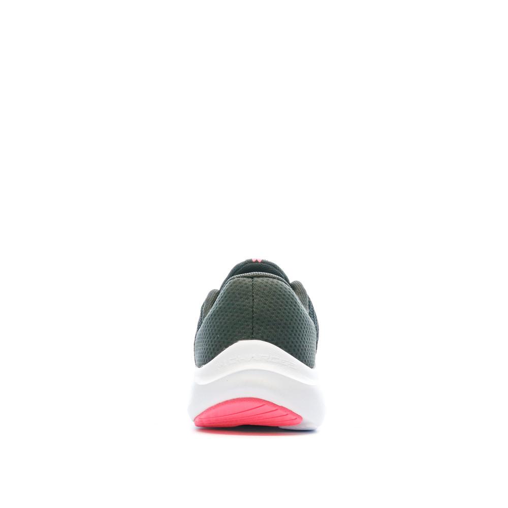 Chaussures de Sport Noire/Rose/Blanches Femme Under Armour Charged Pursuit 3 vue 3