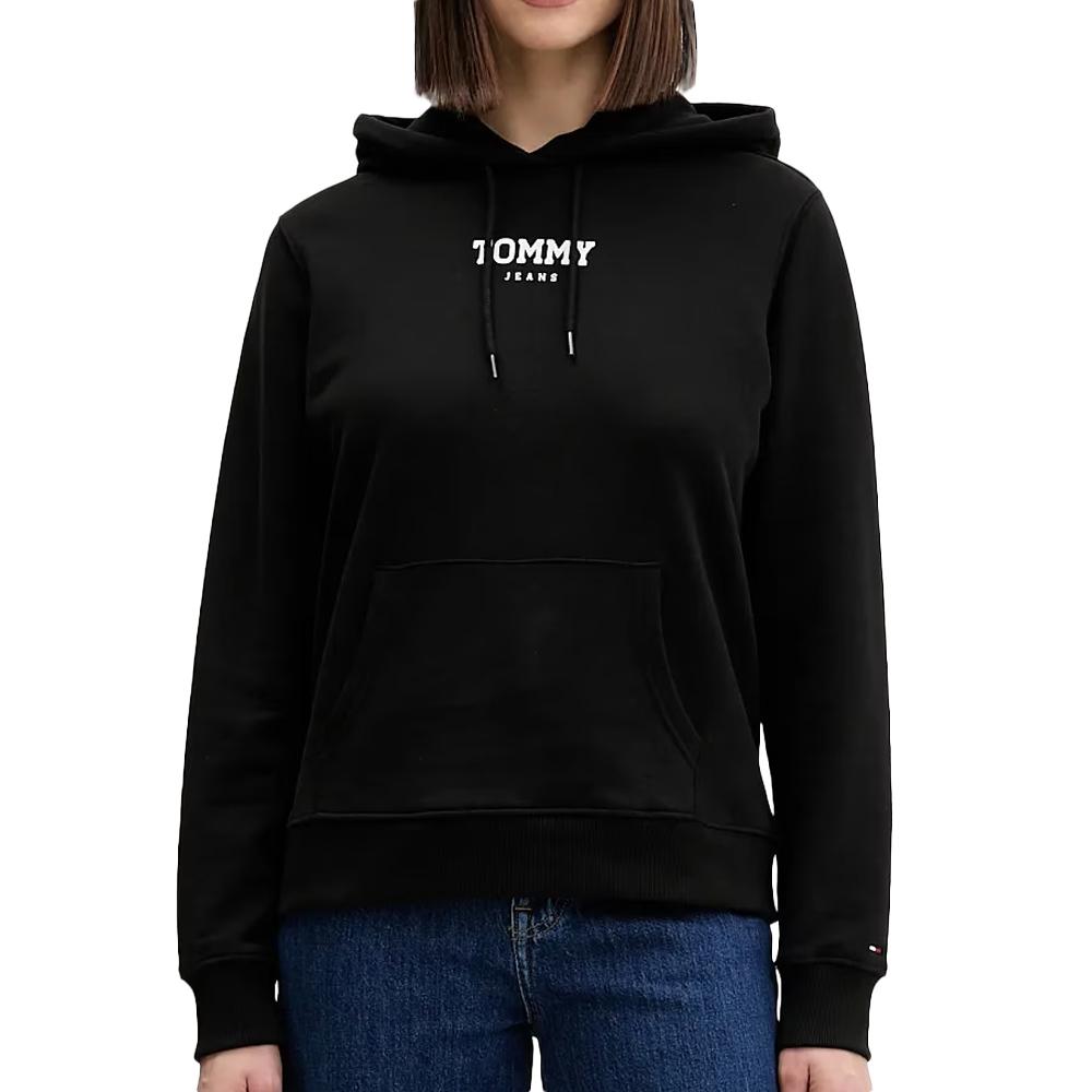 Sweat Noir Femme Tommy Hilfiger Tjw R pas cher