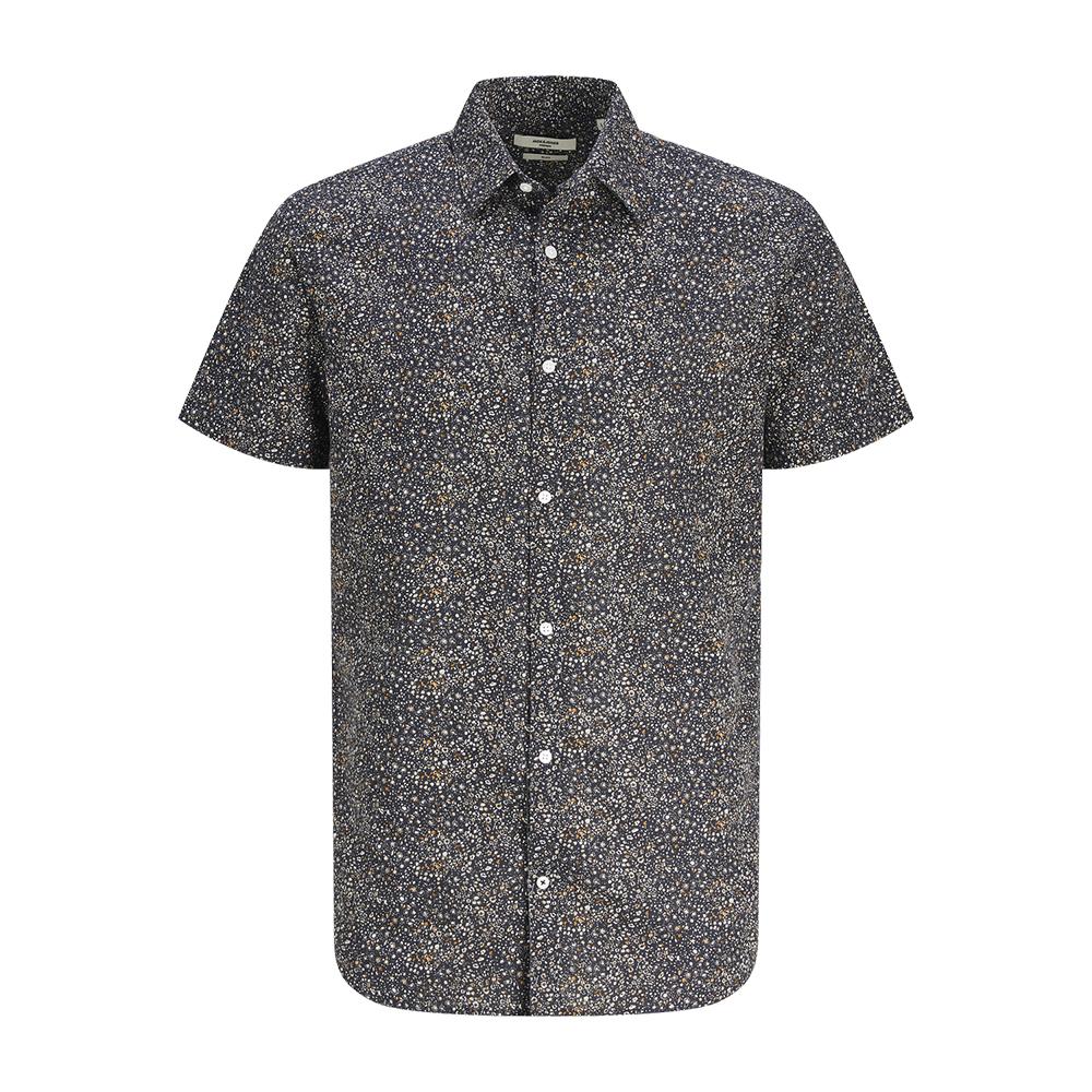 Chemise Greige à Motifs Homme Jack & Jones Blasummer pas cher