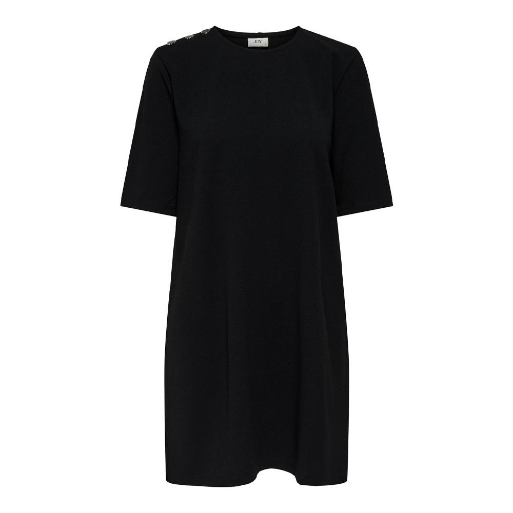 Robe Droite Noir Femme JDY Life Button pas cher