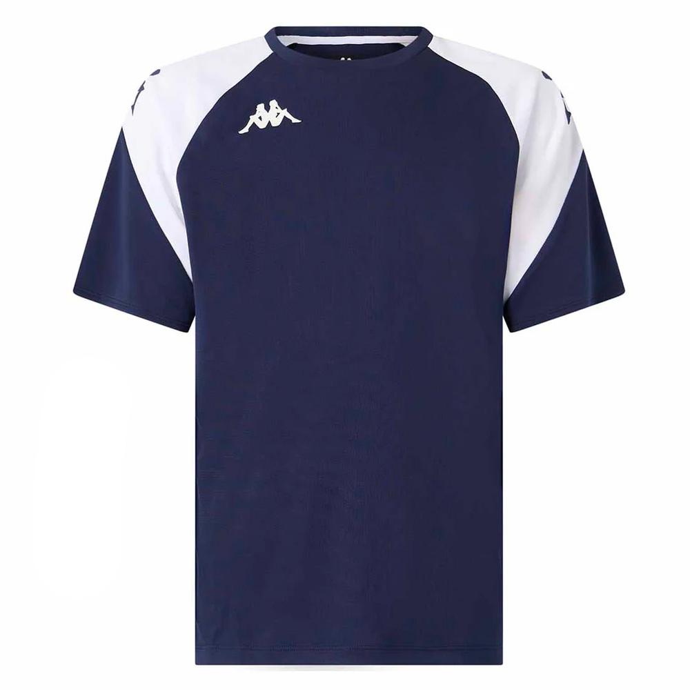 Maillot Marine/Blanc Garçon Kappa Loreto pas cher