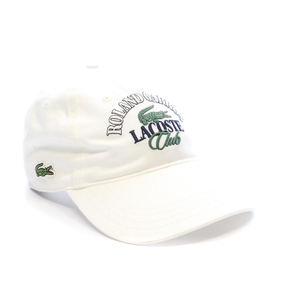 Lacoste Roland Garros Kappe Weiß RK7987 Ansicht 2