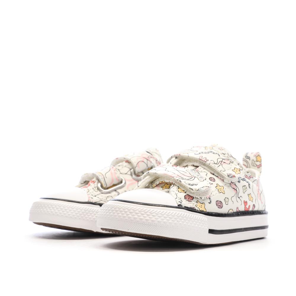 Baskets Crème à Motifs Fille Converse Chuck Taylor vue 6