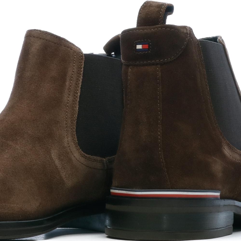 Bottines Marrons Homme Tommy Hilfiger Chelsea vue 7